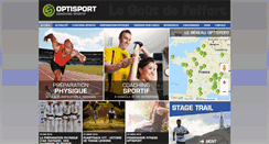 Desktop Screenshot of optisport.fr